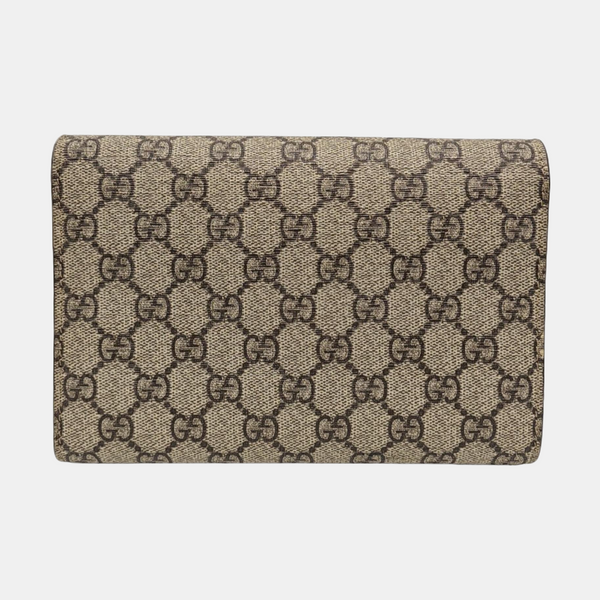 Dionysus Mini Monogram Coated Canvas Beige