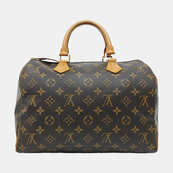 SPEEDY 30 Monogram Coated Canvas Brown