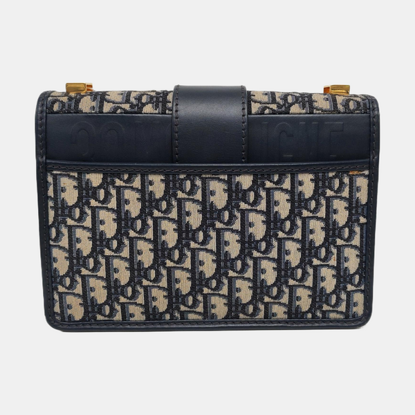 30 Montaigne Oblique Canvas Blue