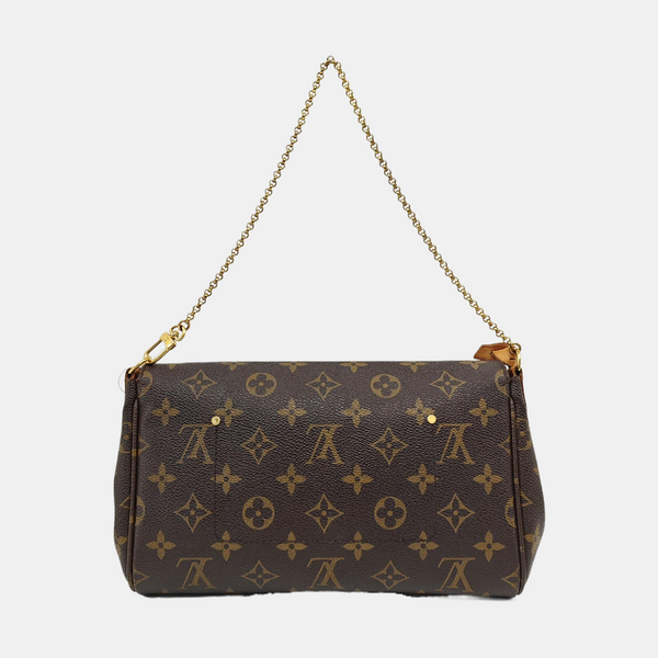 FAVORITE MM Monogram Coated Canvas Brown