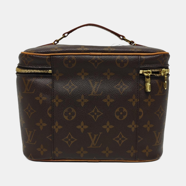 NICE Monogram Coated Canvas Brown