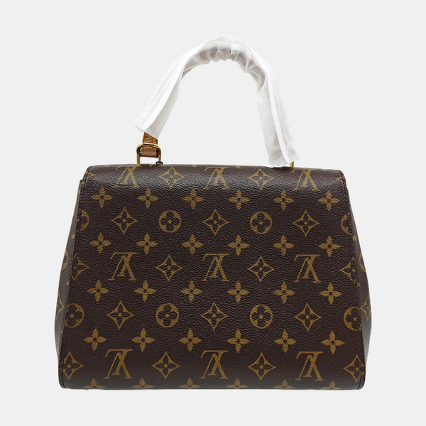 CLUNY Monogram Coated Canvas Brown