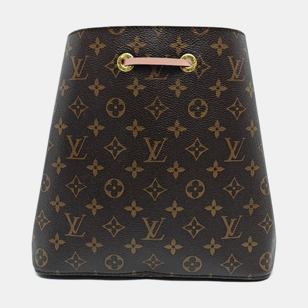 NÉONOÉ MM Monogram Coated Canvas Brown