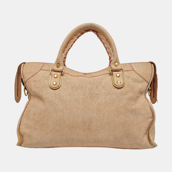 Classic Metallic Edge City Leather Pink