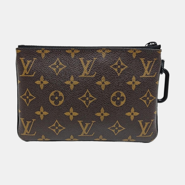 POCHETTE CHAINE MM Monogram Coated Canvas Brown