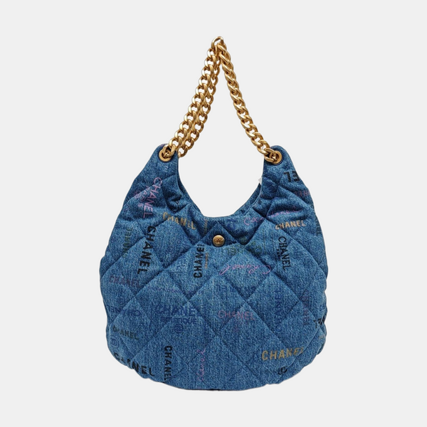Quilted Fabric Blue