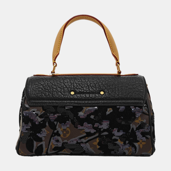 FLEUR DE JAIS Monogram Coated Canvas Brown