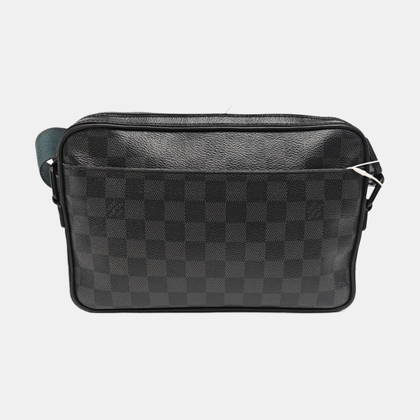 ALPHA Damier Graphite Coated Canvas Gray