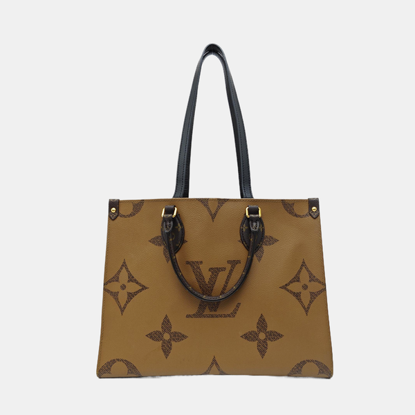 ONTHEGO MM Monogram Coated Canvas Brown