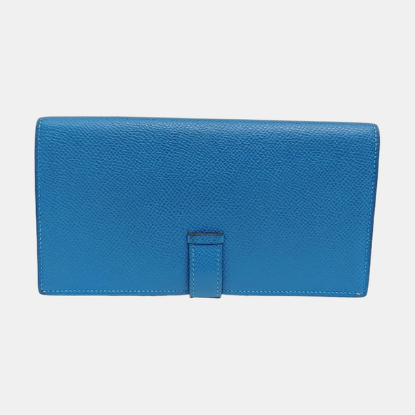 Bearn Medium Epsom Blue Wallet