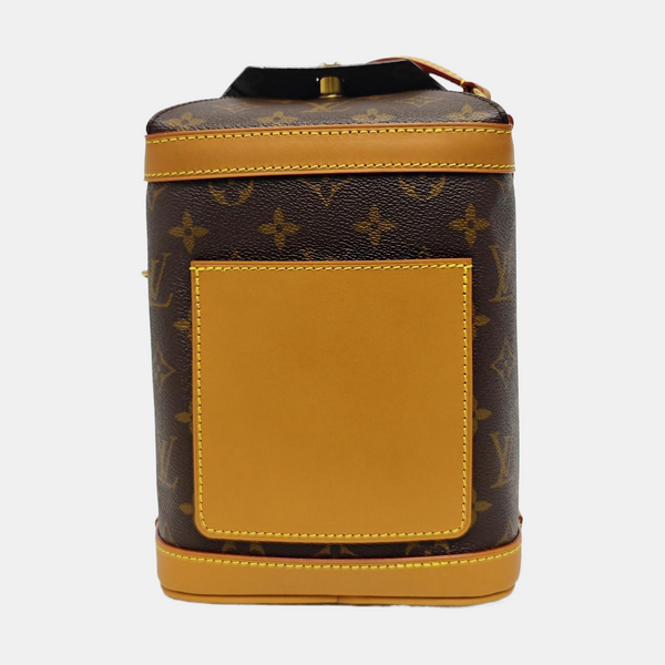 MILK BOX Monogram Coated Canvas Brown