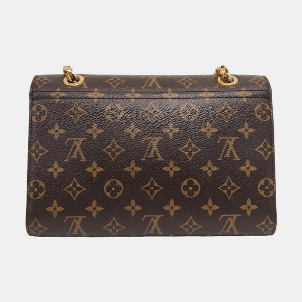 VICTOIRE Monogram Coated Canvas Brown