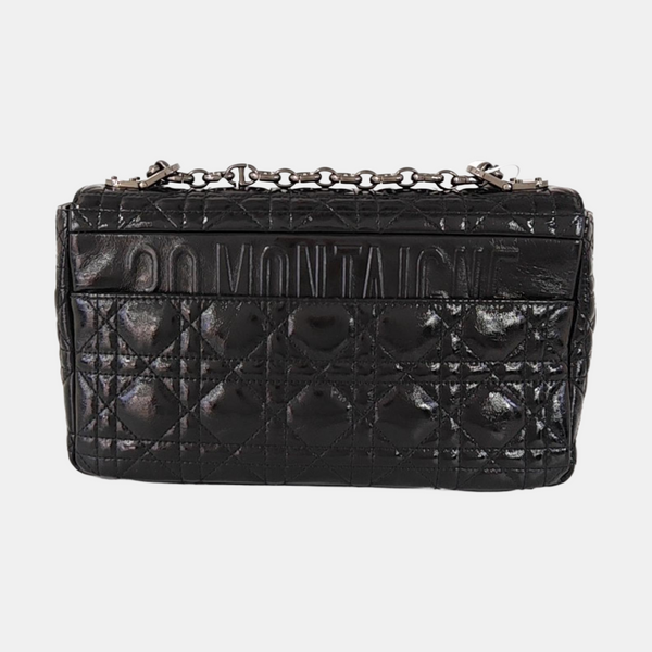 Dior Caro Medium Lambskin Black