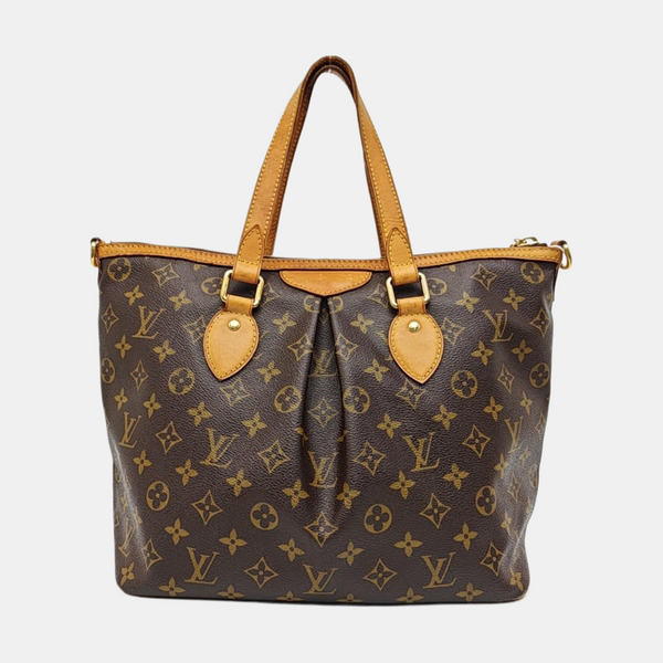 PALERMO PM Monogram Coated Canvas Brown