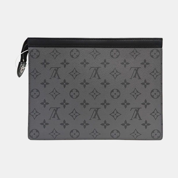 Pochette Voyag MM Monogram Coated Canvas Gray