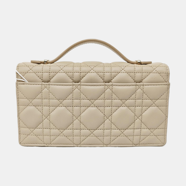 My Dior Mini Cannage Lambskin Beige