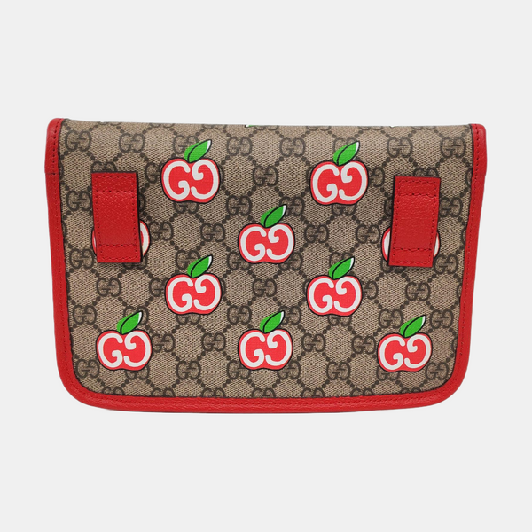 Neo Vintage Monogram Coated Canvas Red