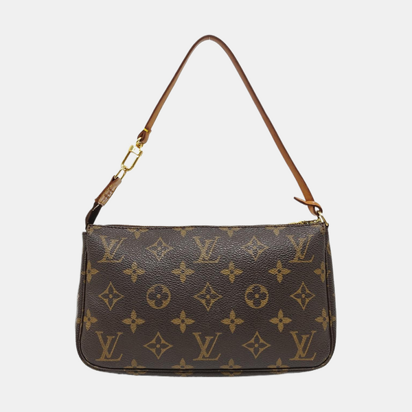 ACCESSOIRES Monogram Coated Canvas Brown