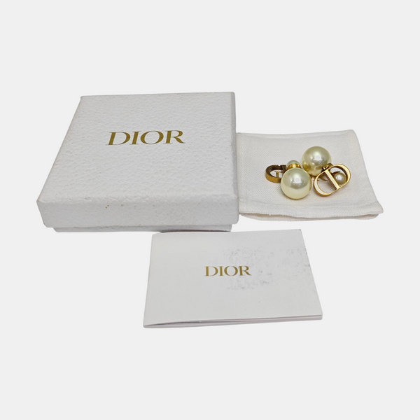 Dior Tribales Metal White Earrings