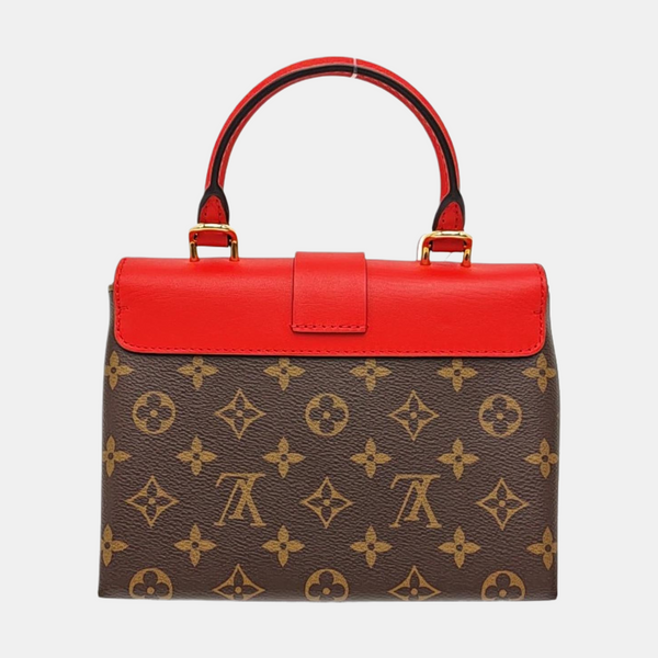 LOCKY BB Monogram Coated Canvas Red