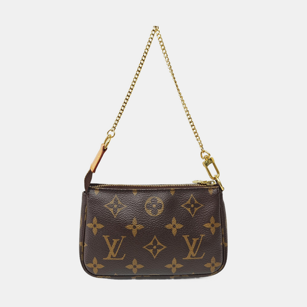 ACCESSOIRES Mini Monogram Coated Canvas Brown