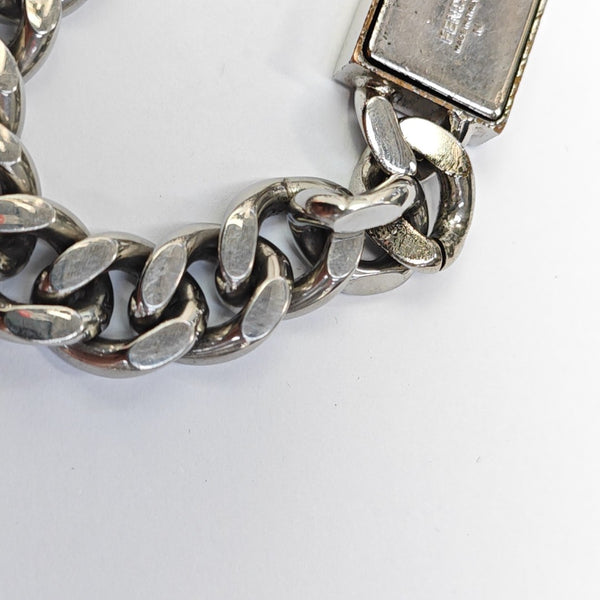 Baguette Metal Silver Bracelet