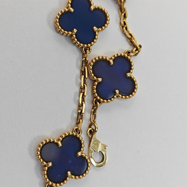 Vintage Alhambra 18k Gold Bracelet