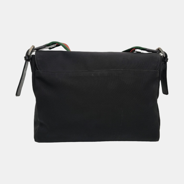 Canvas Shoulder Bag Black