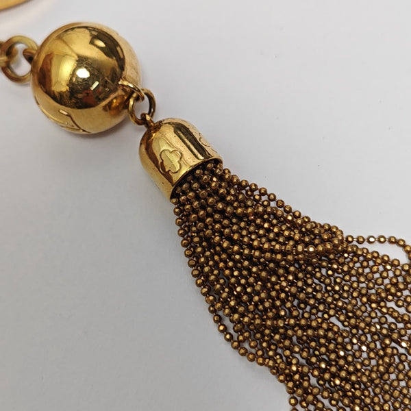 Metal Bag Charm Gold