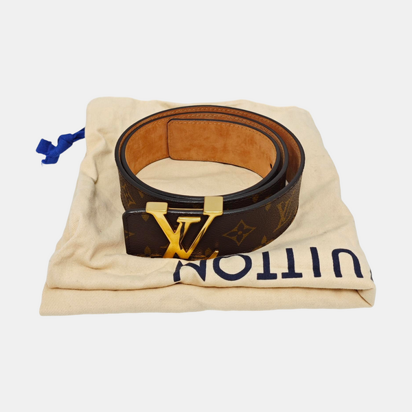 Coated Canvas Belt Brown