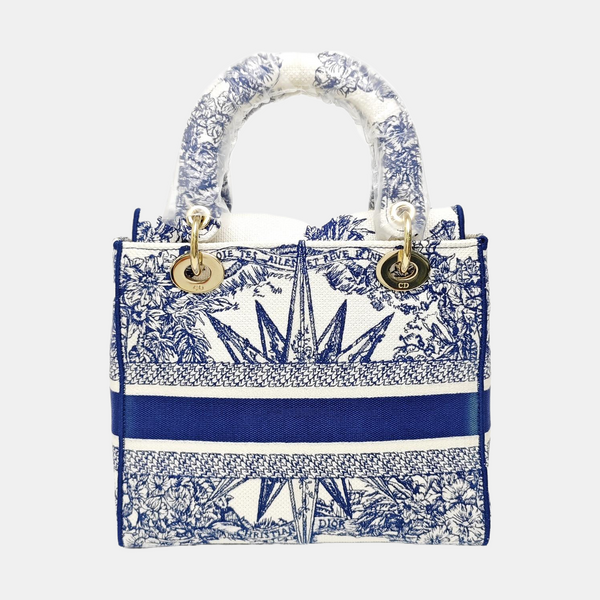 Lady D-Lite Medium Canvas Blue