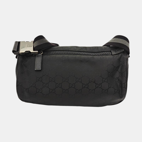 Monogram Canvas Belt Bag Black