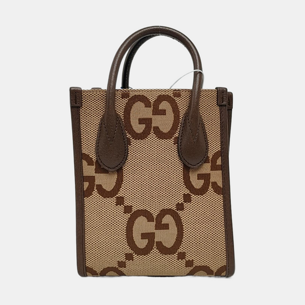 Jumbo Mini Monogram Canvas Beige