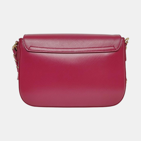 Authenticated pre-owned Gancini Calfskin Burgundy - Shoulder Bag at Looply