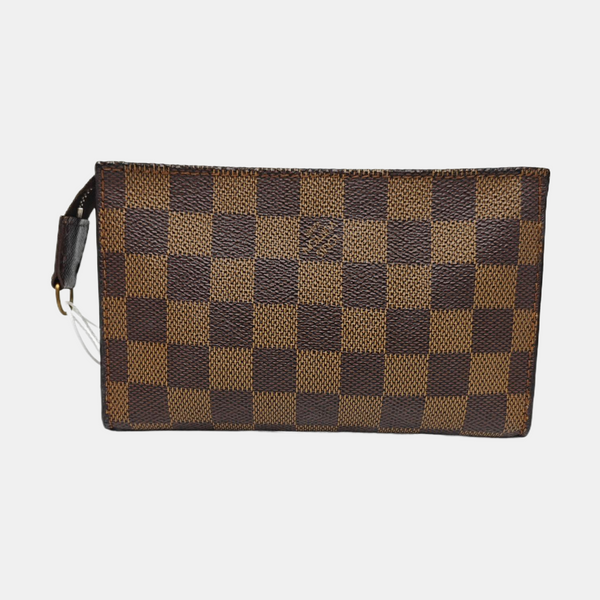 BUCKET Damier Ebene Coated Canvas Brown