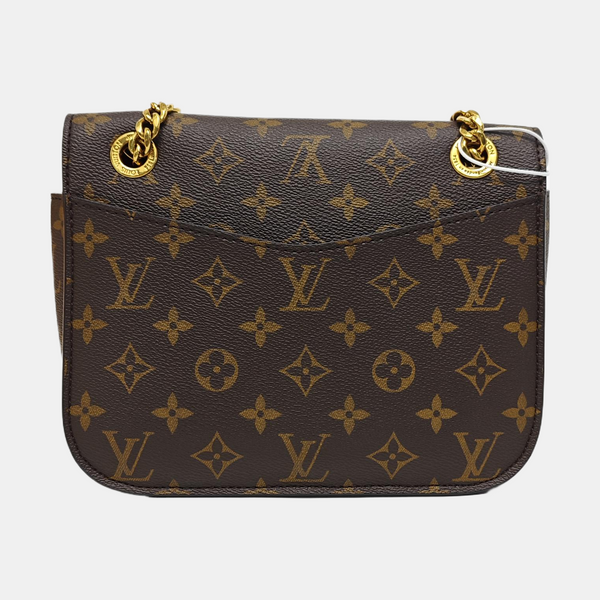PASSY Monogram Coated Canvas Brown
