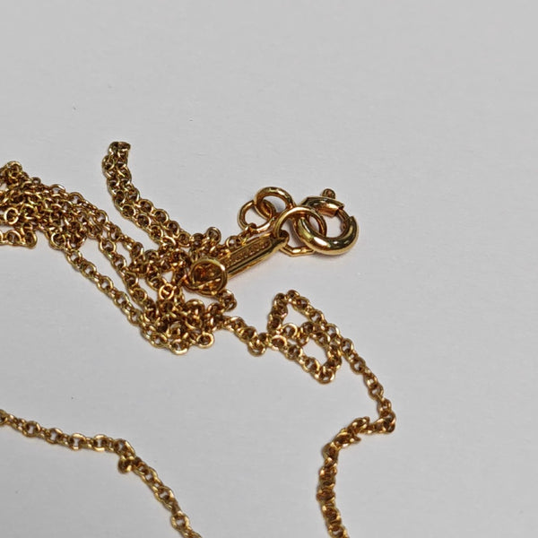 Tiffany Bow 18k Gold Necklace