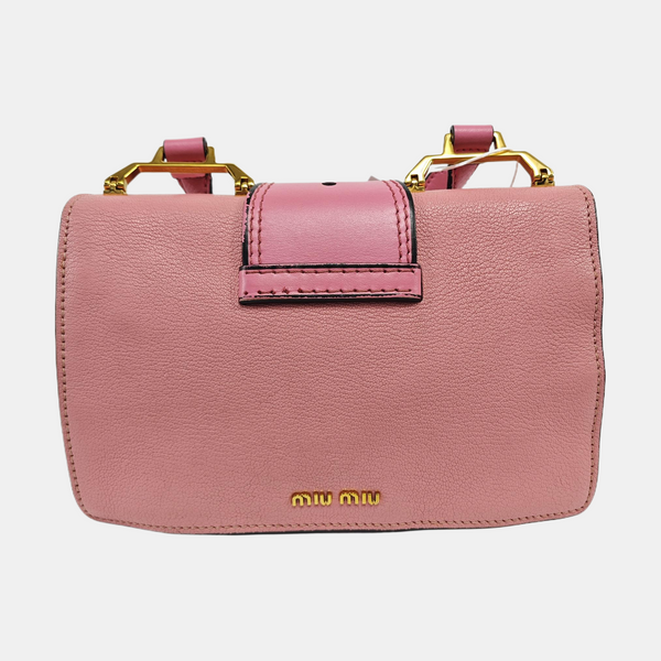 Miu Lady Calfskin Pink