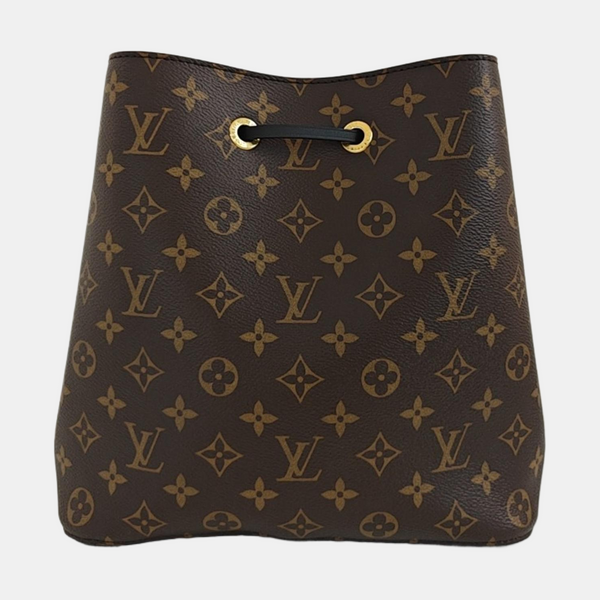 NÉONOÉ MM Monogram Coated Canvas Brown