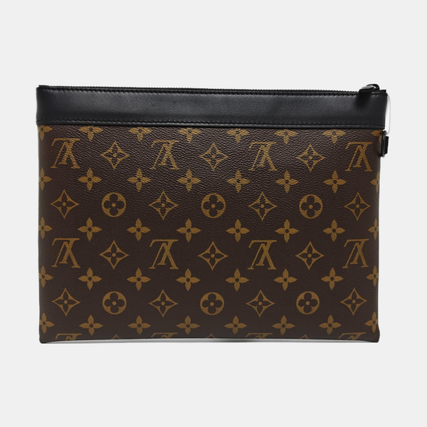 DISCOVERY Monogram Coated Canvas Brown