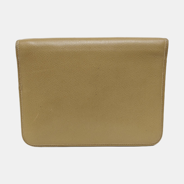 Calfskin Shoulder Bag Beige