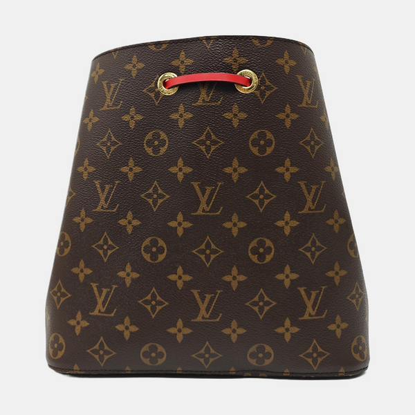 NÉONOÉ MM Monogram Coated Canvas Brown