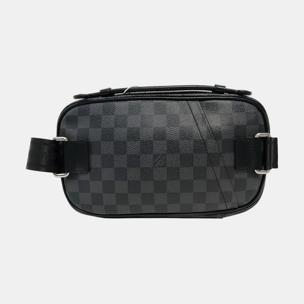 AMBLER Damier Graphite Coated Canvas Black