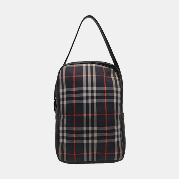 Fabric Top Handle Bag Black