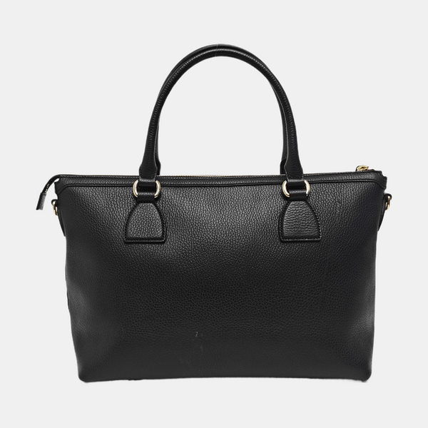 Microguccissima Calfskin Black