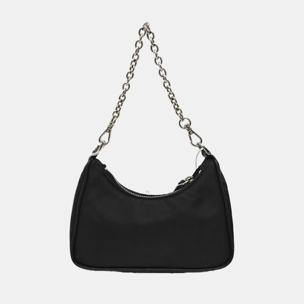 Authenticated pre-owned Re-Edition2005 Nylon Black - Shoulder Bag at Looply