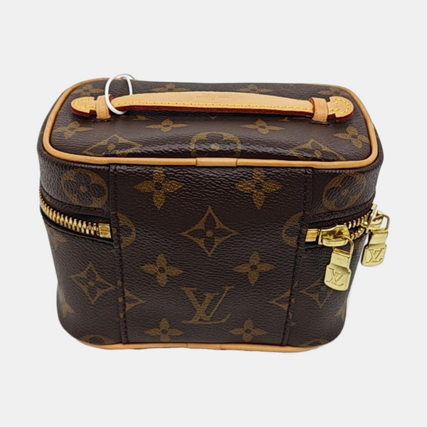 NICE Super Mini Monogram Coated Canvas Brown