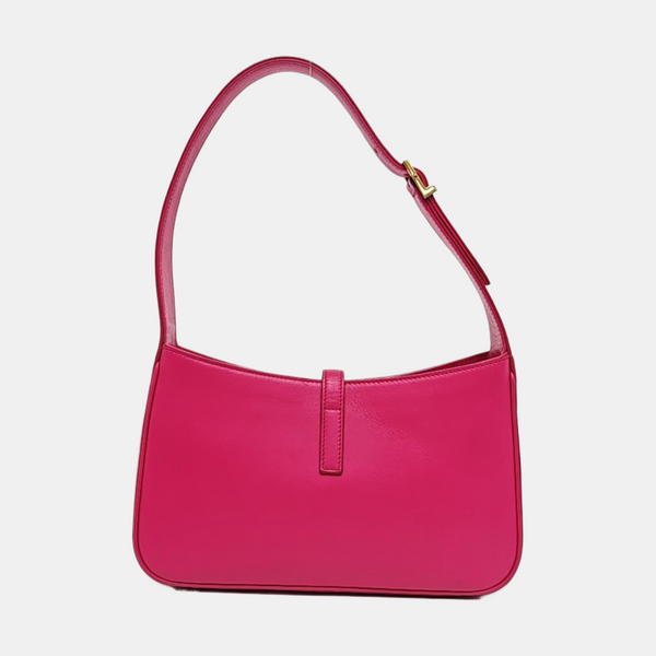 Authenticated pre-owned LE 5 À 7 Calfskin Pink - Top Handle Bag at Looply
