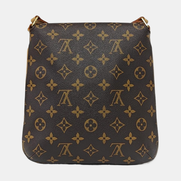 MUSETTE TANGO Monogram Coated Canvas Brown