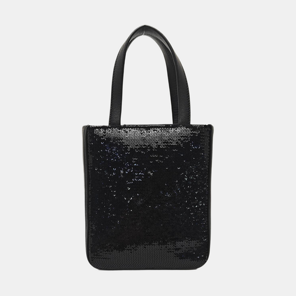 Sequins Tote Bag Black